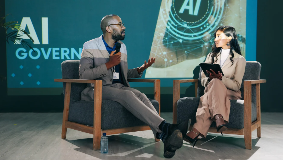 Objective and Insightful_Why AI Coaches Are Perfect for Clear Feedback Stock Image Objective and Insightful: Why AI Coaches Are Perfect for Clear Feedback